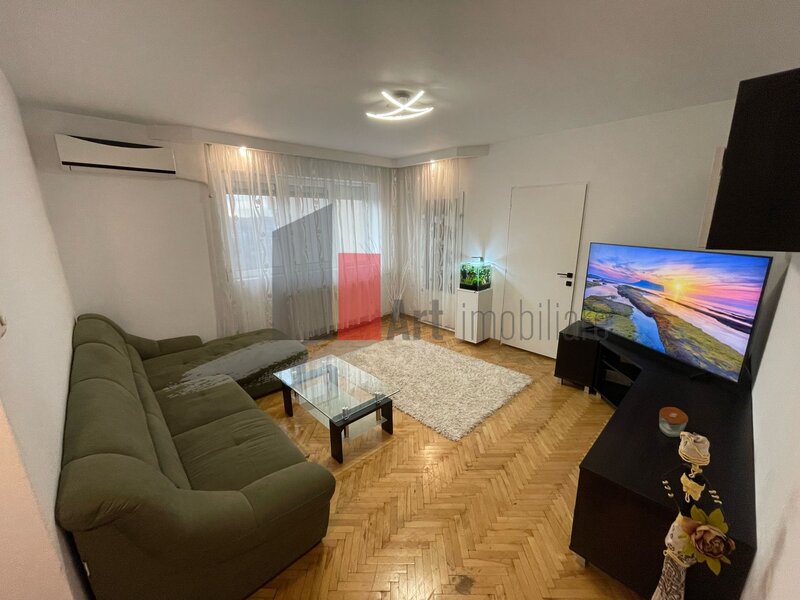 Nicolae Grigorescu, ap. modern, 3 camere, semidec., mobilat si utilat complet.